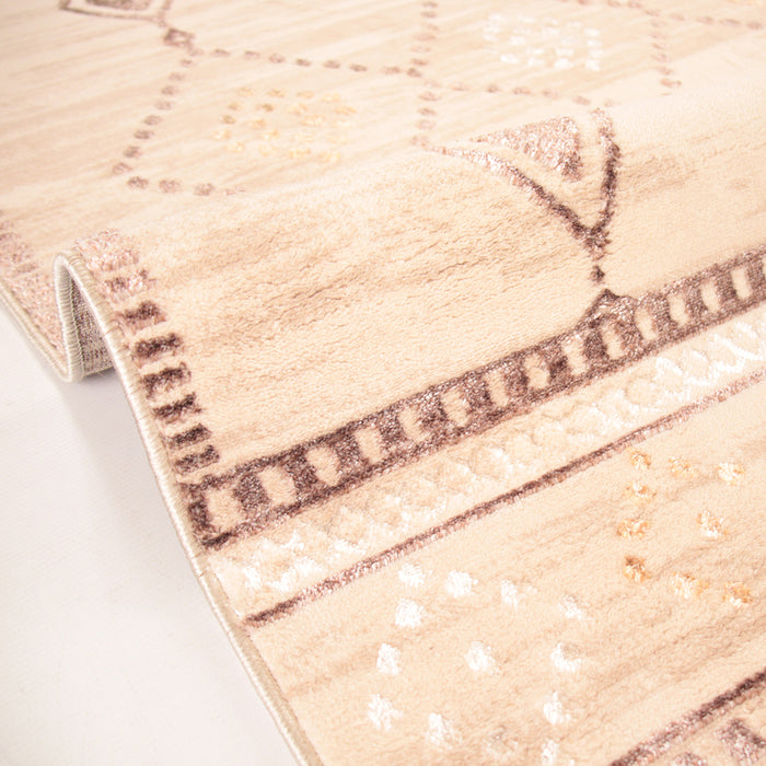 Alin Zyneth Brown Modern Area Rug