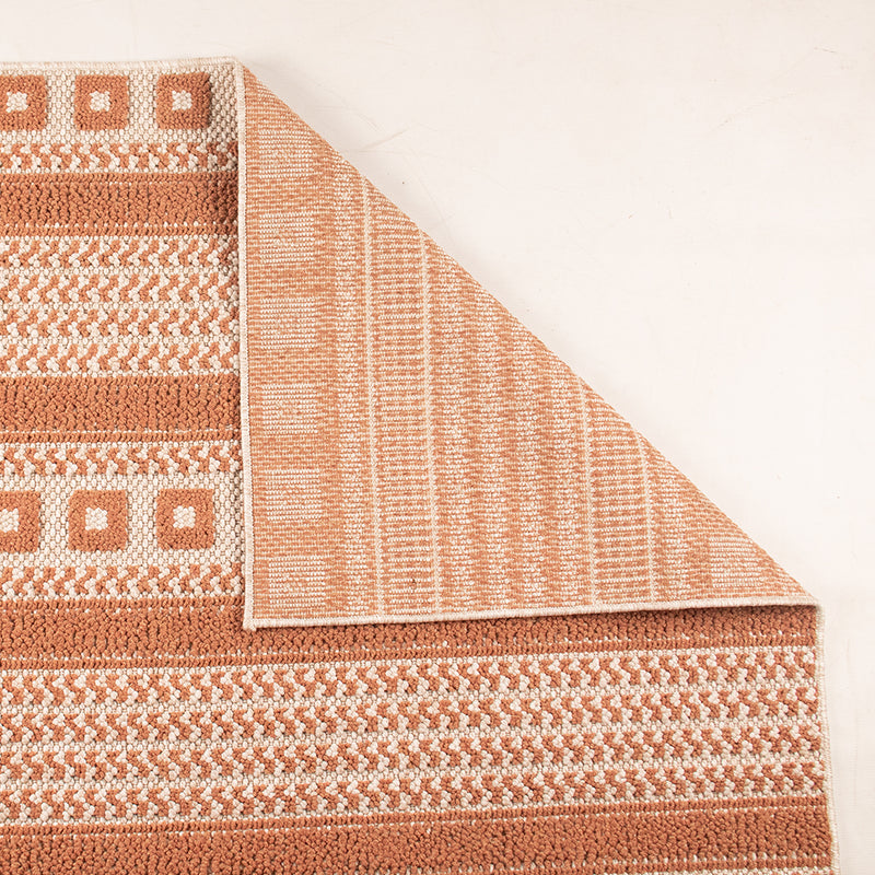 Mona Terracotta Nordic Rug