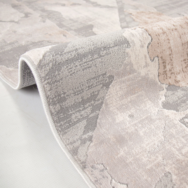 Rainbow Velunae Grey Modern Area Rug