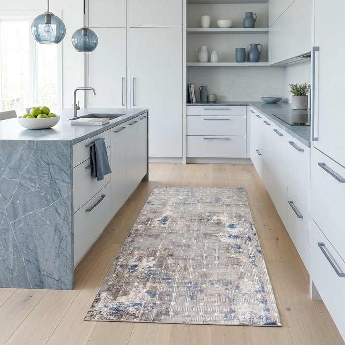 Diamond Blue Rug - C1769