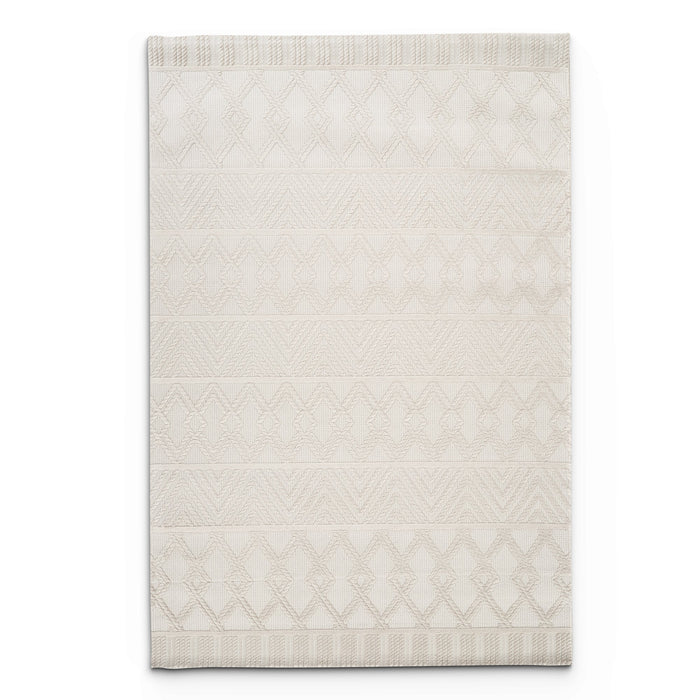 Camber Geometric Natural & Neutral Rug