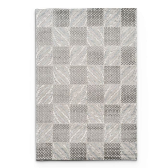 Camber Lapis Geometric Blue Rug