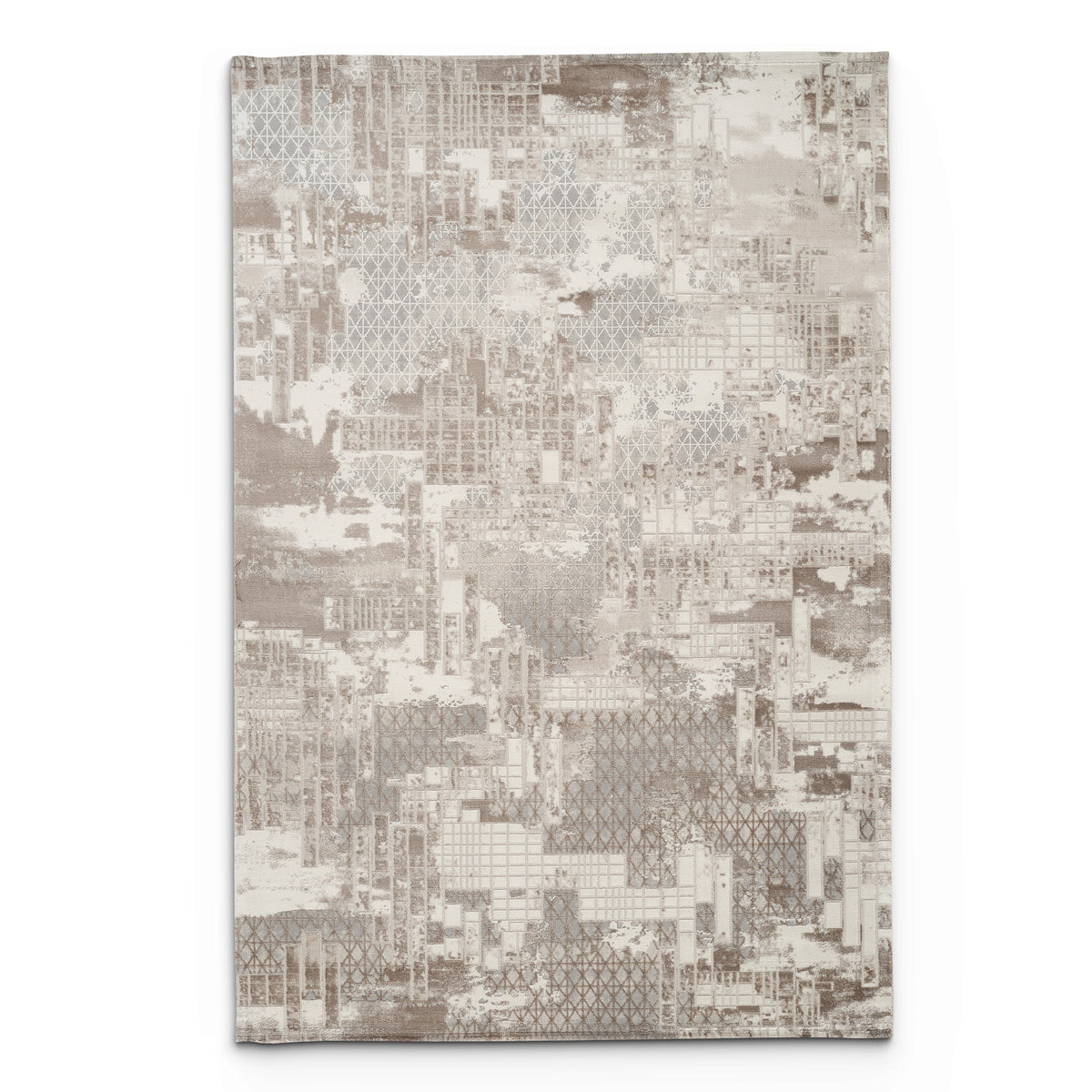 Stonehaven Cloud Contemporary Brown & Taupe Rug - Kristal Carpets
