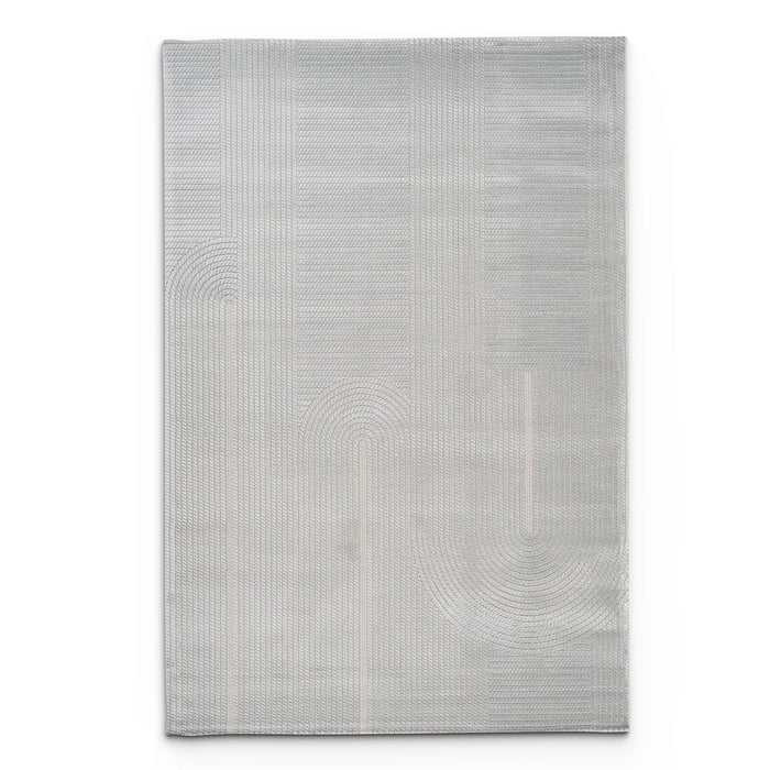 Camber Tide Geometric Blue Rug