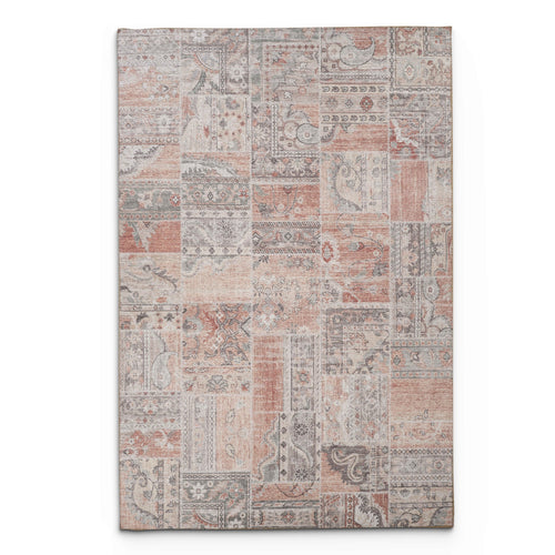 Portobello Beige Traditional Green Rug