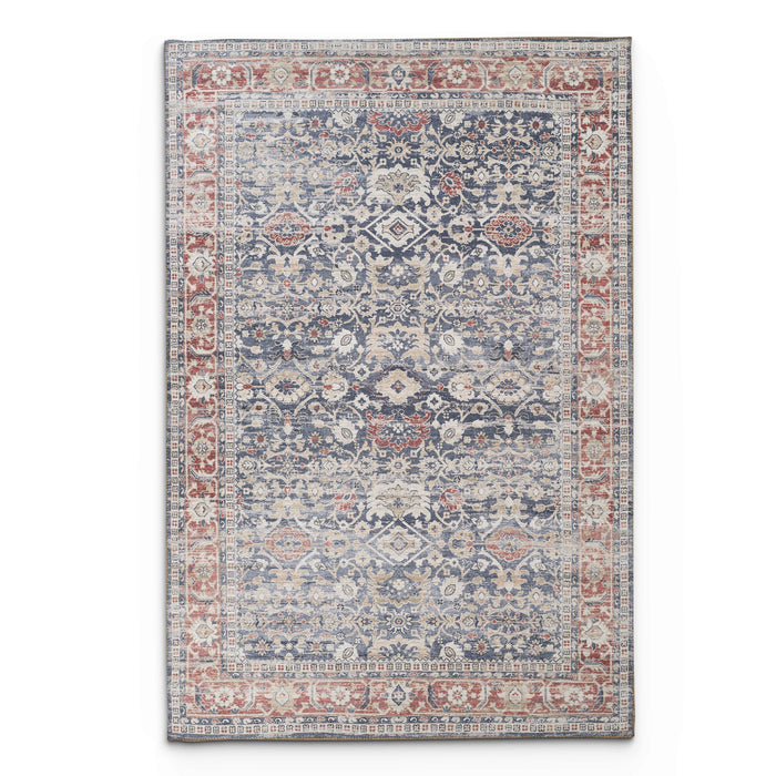 Portobello Myrrh Traditional Red & Burgundy Rug