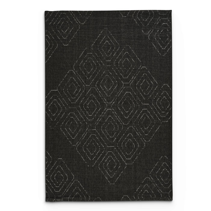 Natura Jute Mylae Black Rug