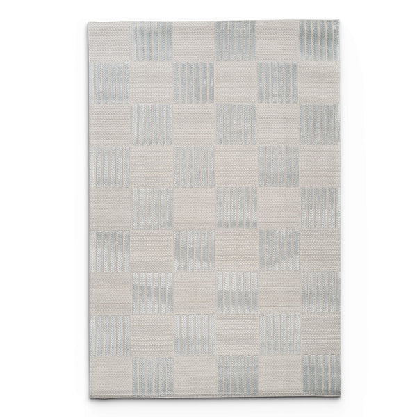 Camber Dahlia Geometric Blue Rug