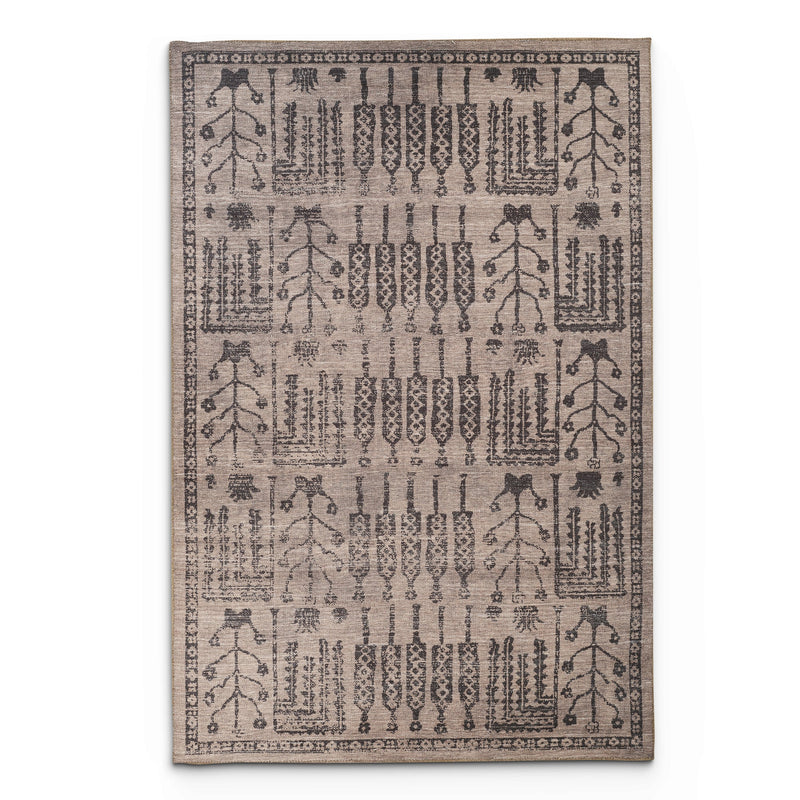 Portobello Vale Traditional Brown & Taupe Rug
