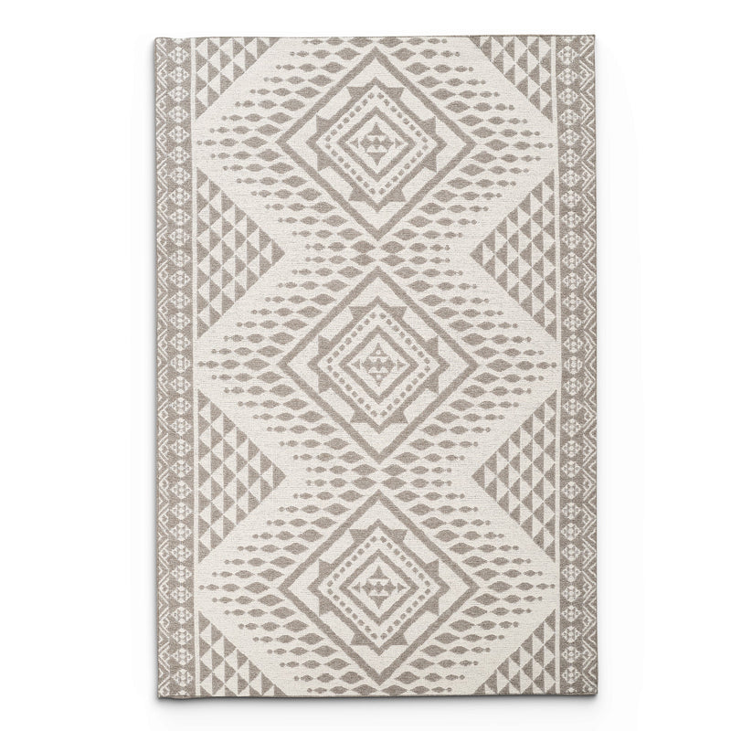 Suffolk Pebble Double-Side Brown & Taupe Rug