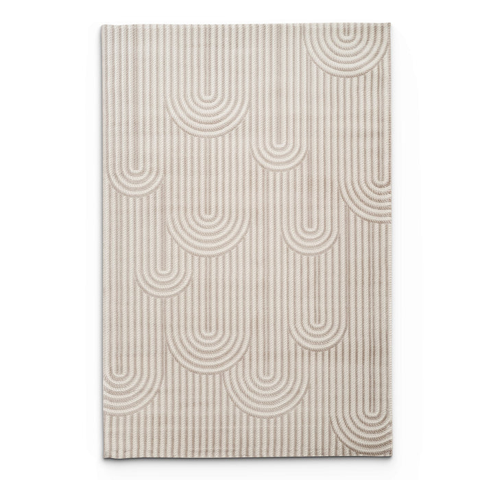 Camber Haze Geometric Brown & Taupe Rug