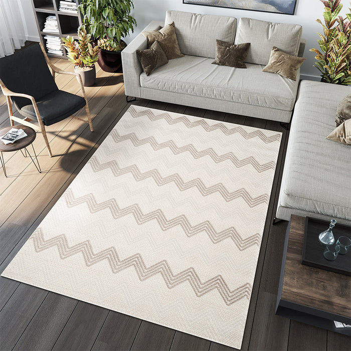Camber Bloom Geometric Natural & Neutral Rug