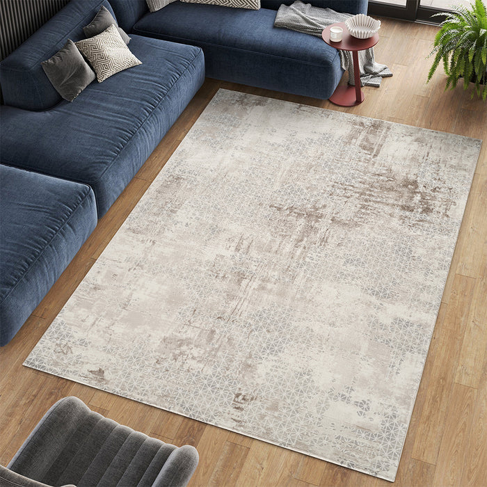 Lilla Alume Dark Vizon Rug - Kristal Carpets