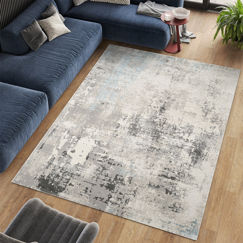 Lilla Kiora Light Grey Rug - Kristal Carpets