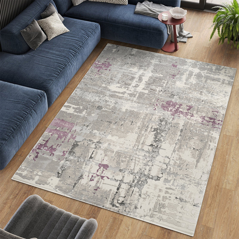 Lilla Lunet Light Grey Rug