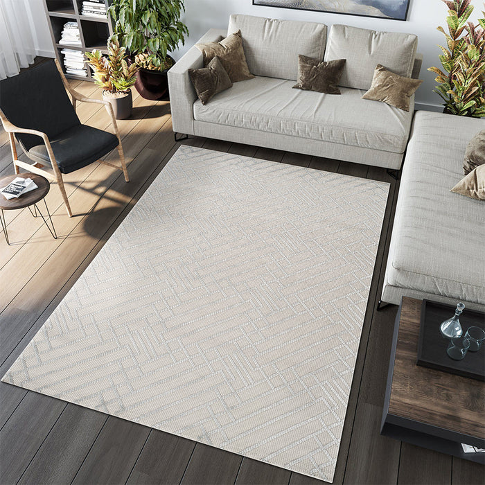 Camber Celeste Geometric Blue Rug