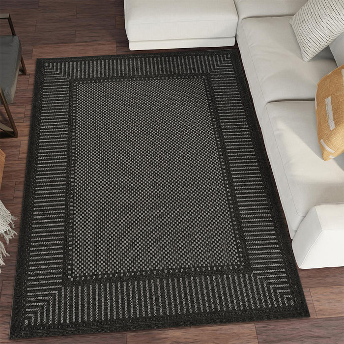 Natura Jute Viont Black Rug