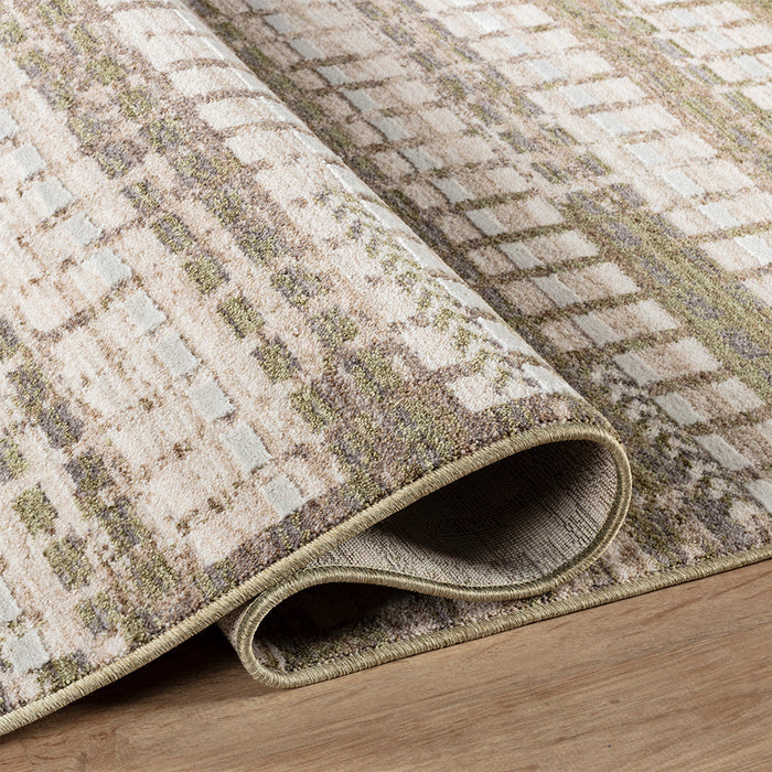 Woolly Ivory Bohemian Brown & Taupe Rug