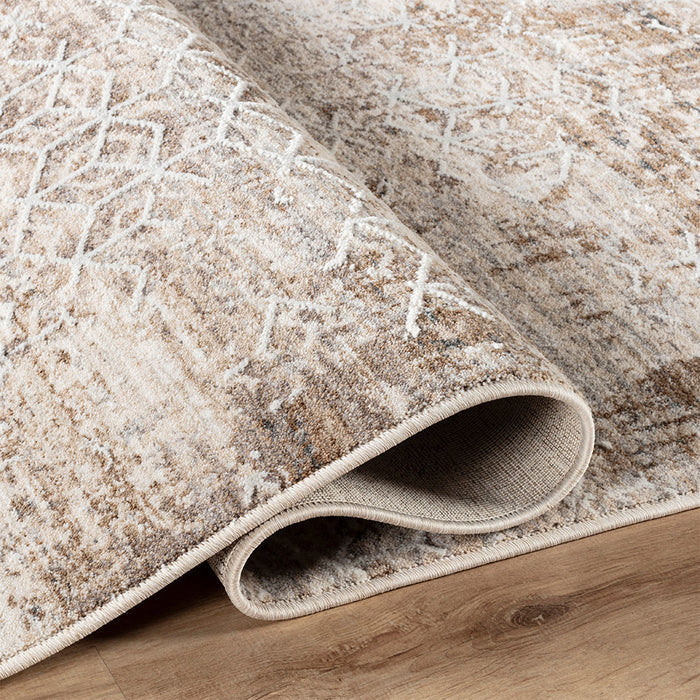 Woolly Solis Bohemian Brown & Taupe Rug