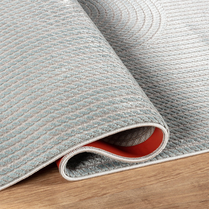 Camber Moor Geometric Blue Rug