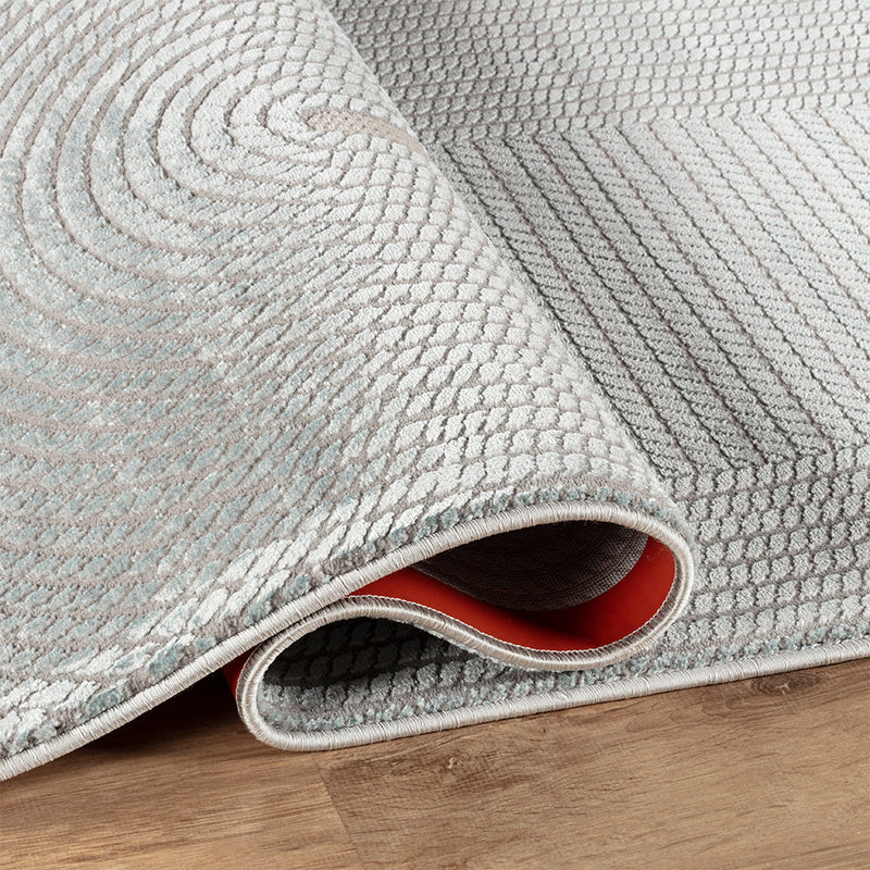 Camber Tide Geometric Blue Rug