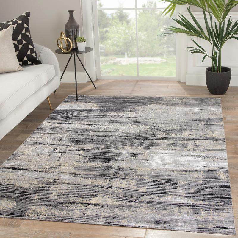 Alin Gold Grey Rug - 04388A