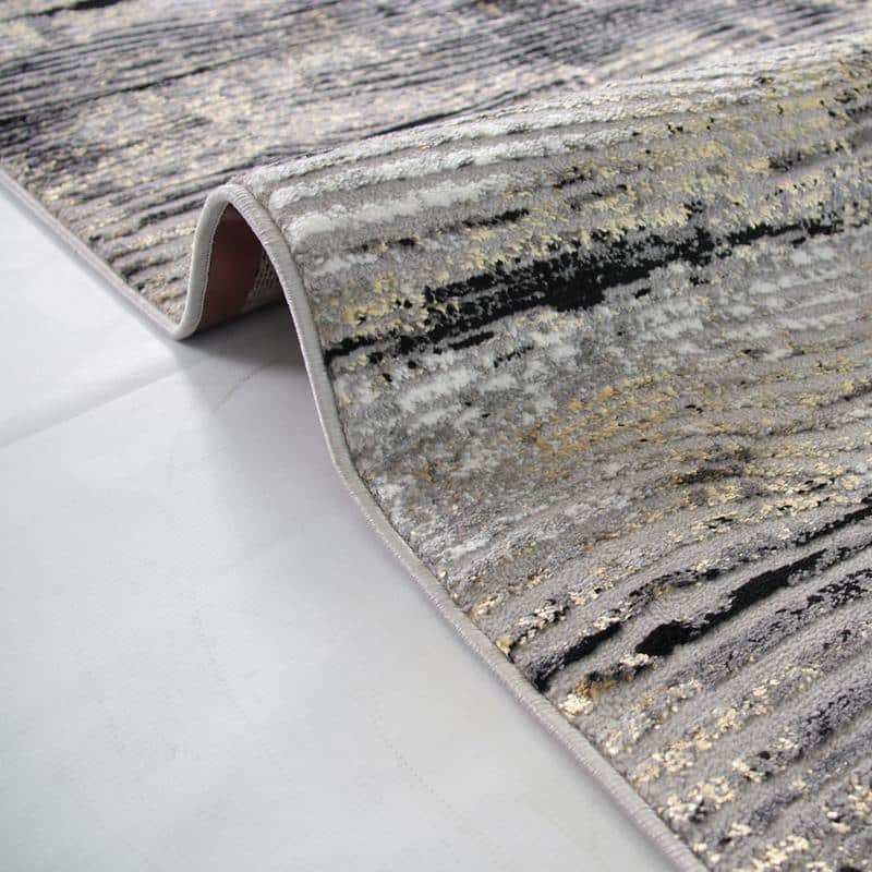 Alin Gold Grey Rug - 04388A
