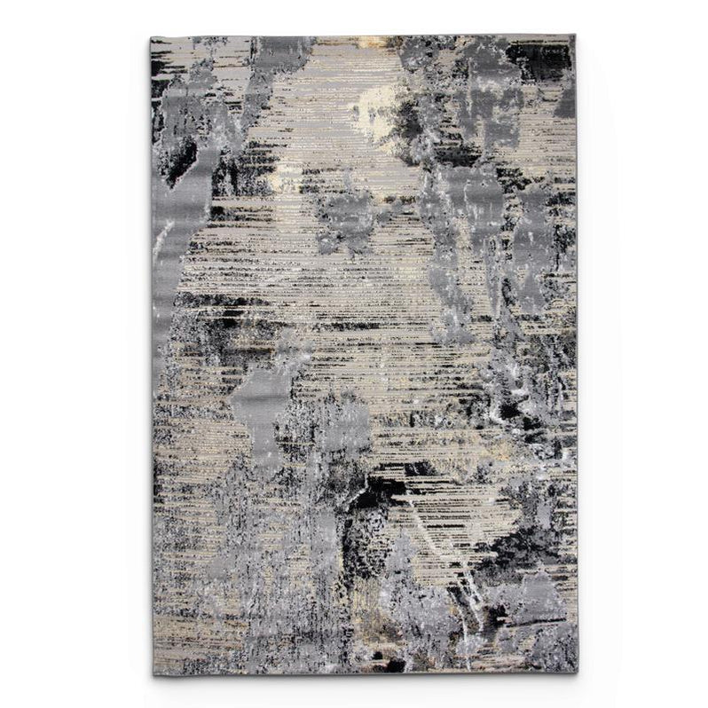 Alin Gold Grey Rug - 04457A - Kristal Carpets