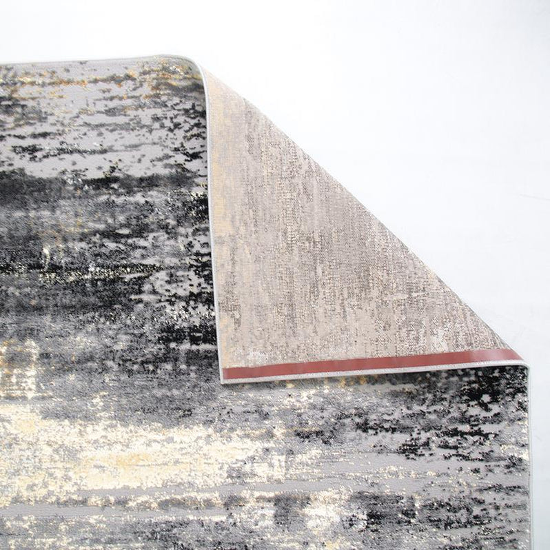 Alin Gold Grey Rug - 06144F - Kristal Carpets