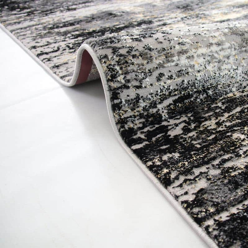 Alin Gold Grey Rug - 06144F - Kristal Carpets