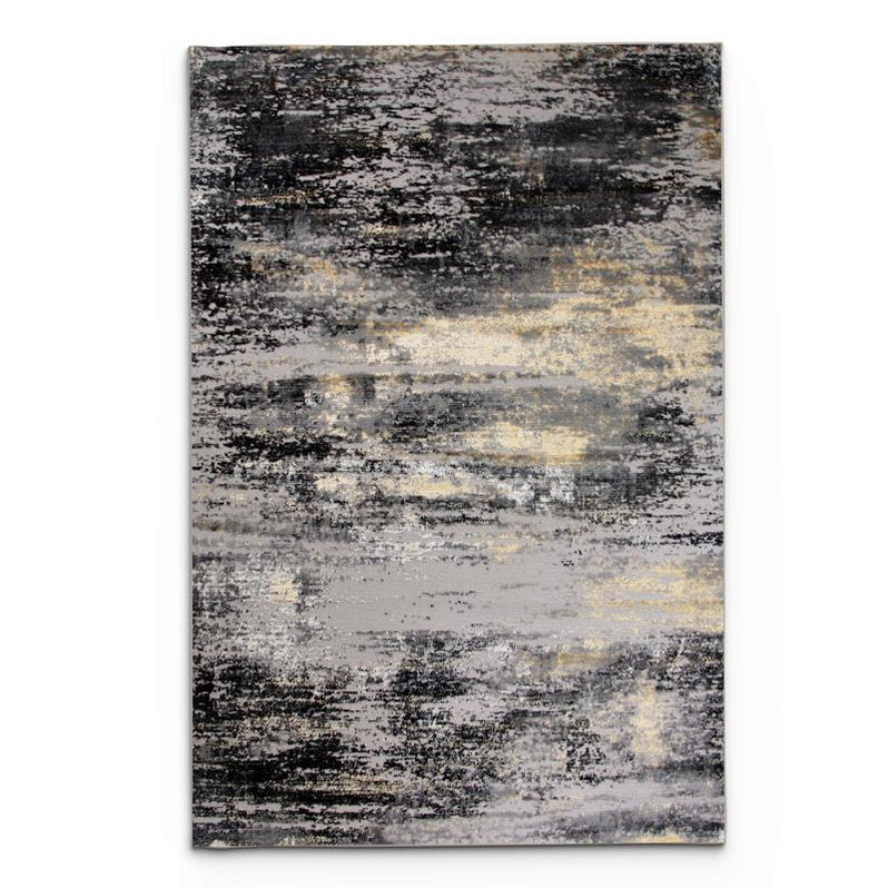 Alin Gold Grey Rug - 06144F - Kristal Carpets