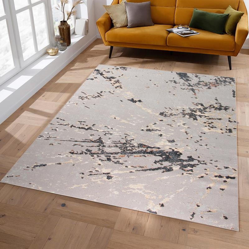 Alin Grey Antrasit Modern Rug - 05669A