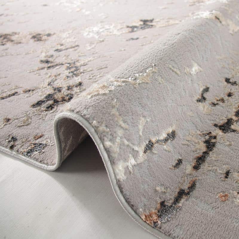 Alin Grey Antrasit Modern Rug - 05669A