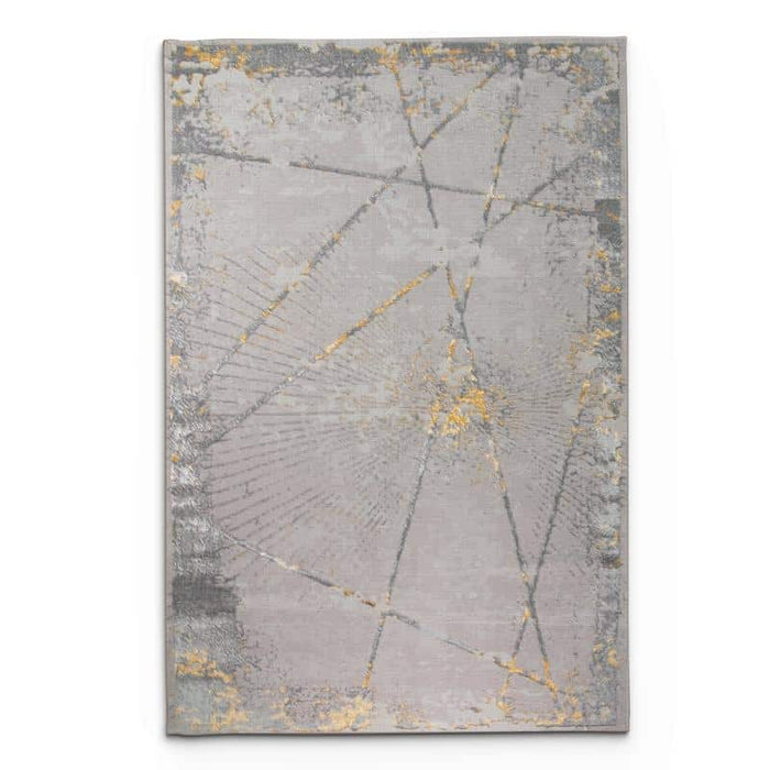 Alin Grey Gold Modern Rug - 05679A