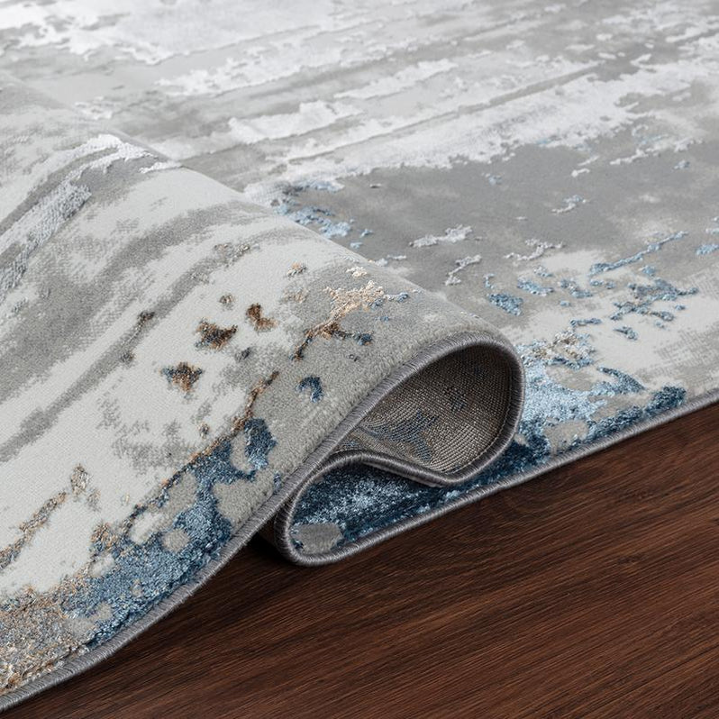 Azur Gray Rug Artist Azure Breeze Rug - Kristal Carpets