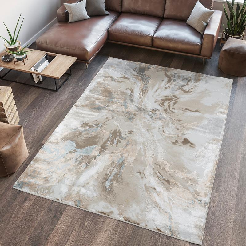 Artist Minimalist Beige Rug