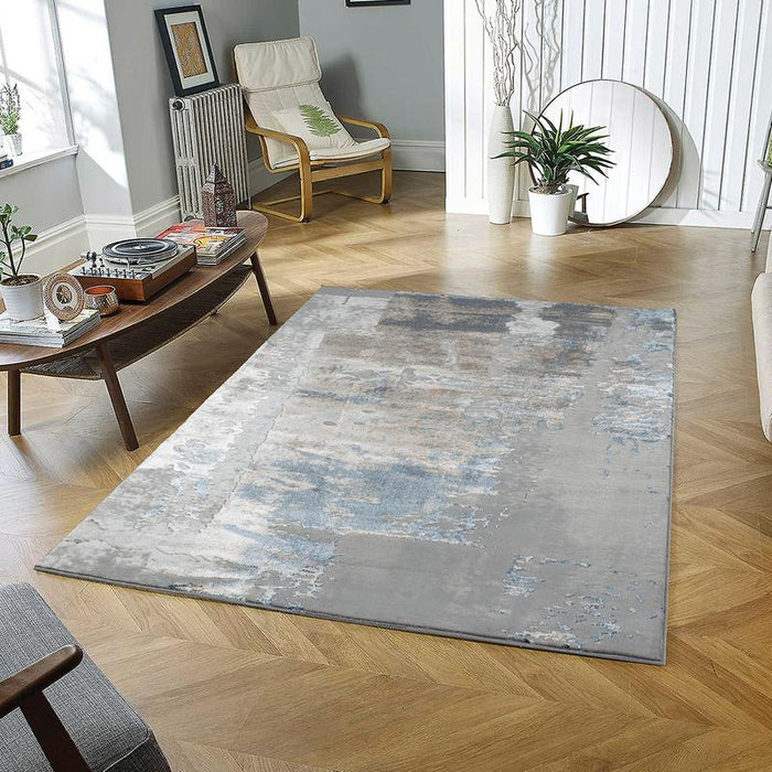 Artist Simple Gray Rug - Kristal Carpets