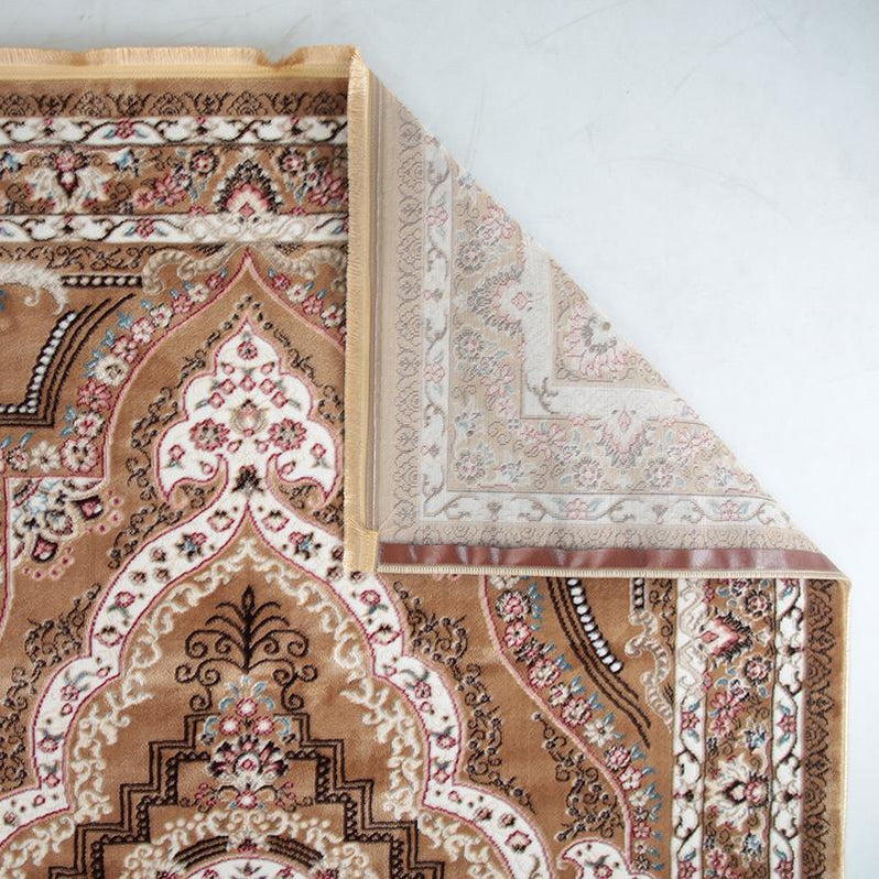 Classic Mustard Rug - 04735B - Kristal Carpets