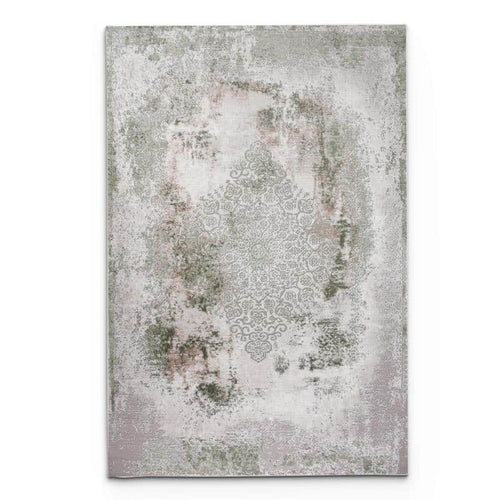 Diva Cream Green Rug - MR276