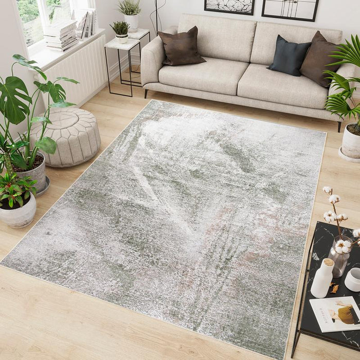 Diva Cream Green Rug - MR426