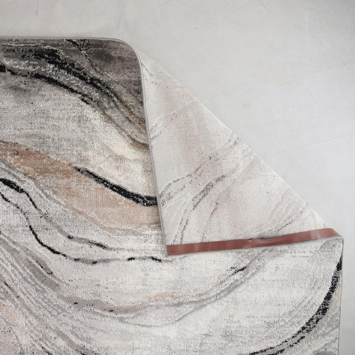 Diva Grey Black Rug MR108