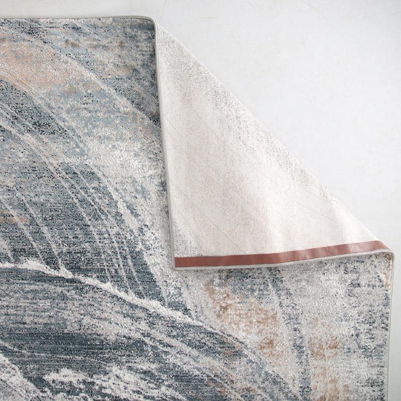 Diva Grey Navy Rug - MR425A