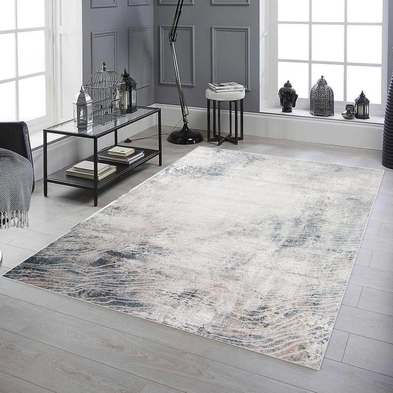 Diva Navy Blue Rug MR421 Kristal Carpets