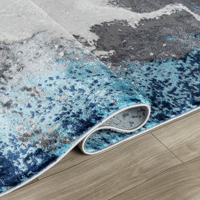 Elit Bore Grey Blue Rug