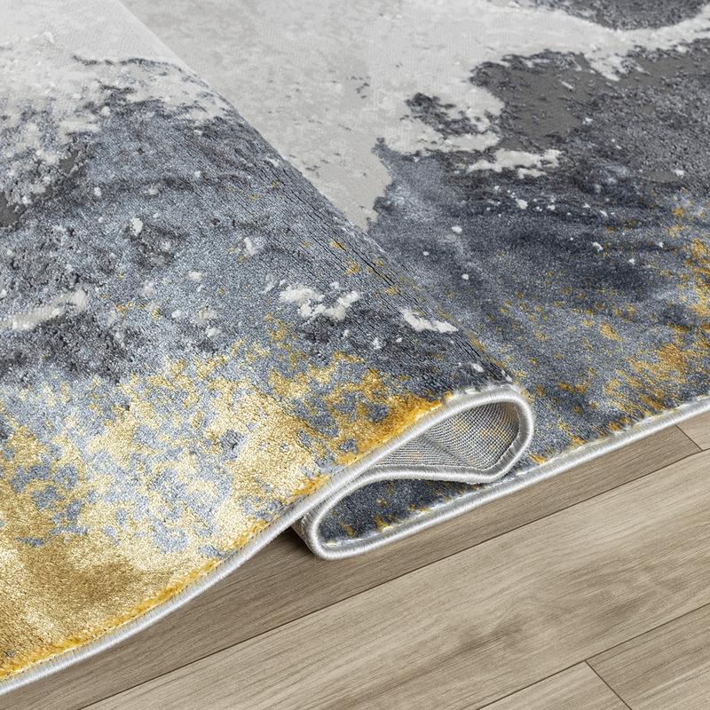 Elit Bore Grey Gold Rug