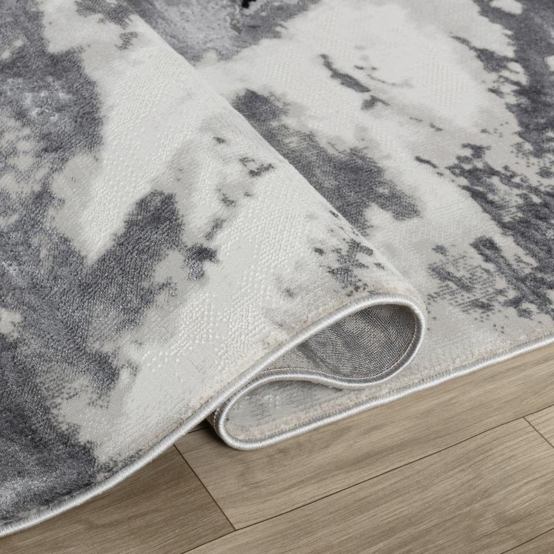 Elit Breeze Grey Black Rug