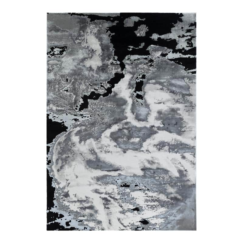 Elit Breeze Grey Black Rug
