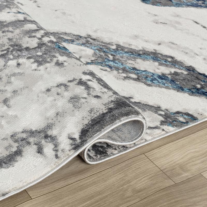 Elit Cave Grey Blue Rug