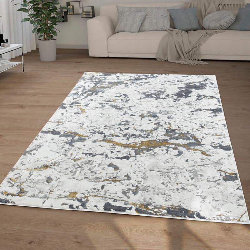 Elit Crack Grey Gold Rug