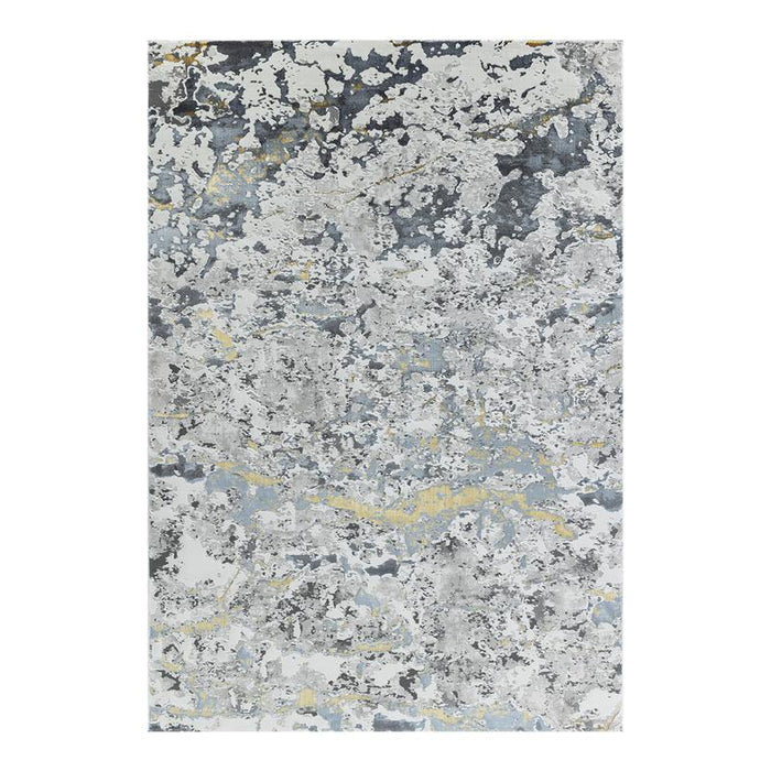 Elit Crack Grey Gold Rug